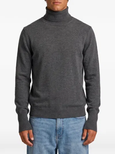 Ballantyne Derby Cashmere High Neck Long Sleeve In Multi