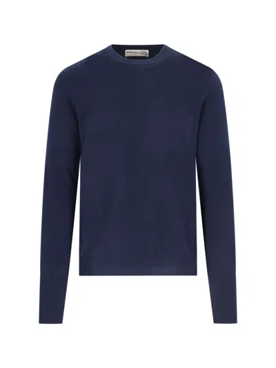 Ballantyne Cashmere Sweater In Blue