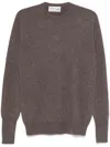 Ballantyne Cashmere Sweater In Brown