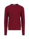 Ballantyne Cashmere Sweater In Burgundy