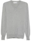 Ballantyne Klassischer Kaschmirpullover In Grau