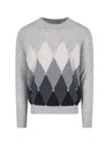 Ballantyne Cashmere Sweater In Gray