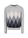 Ballantyne Cashmere Sweater In Gray