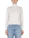 Ballantyne Slim Fit Cashmere Turtleneck Knitwear In White