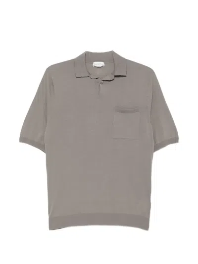 Ballantyne Chest-pocket T-shirt In Gray