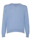 Ballantyne Classic Crew Neck Pullover In Blue