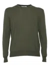Ballantyne Classic Crew Neck Pullover In Rich Green In Green