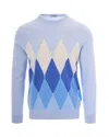 Ballantyne Elegant New Diamond Sweater For Men In Multi