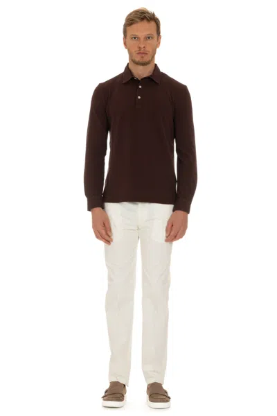 Ballantyne Classic Fit Mini Polo For Men In Brown