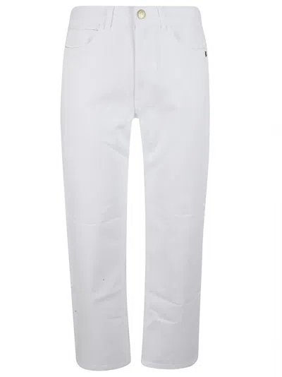 Ballantyne Classic Straight-leg Jeans With Design In White