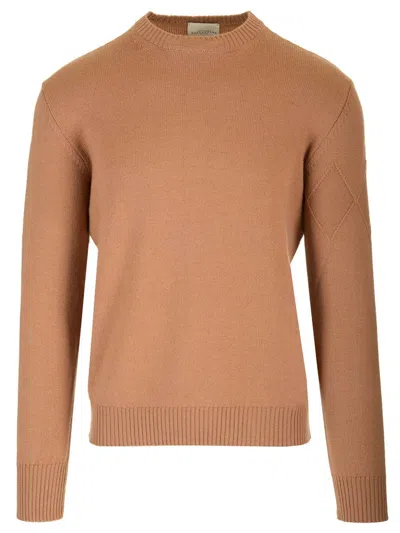 Ballantyne Cotton And Cashmere Sweater Knitwear Brown