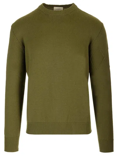 Ballantyne Cotton And Cashmere Sweater Knitwear Green
