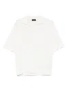 Ballantyne Knit Short-sleeved Polo With Structured Collar