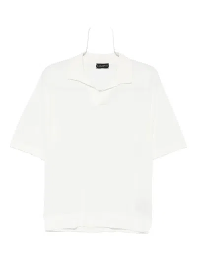 Ballantyne Cotton Polo Shirt In White
