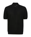 Ballantyne Ultralight Cotton Polo Shirt In Black