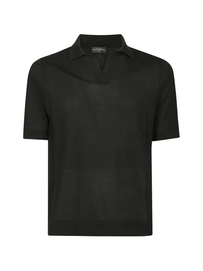 Ballantyne Cotton Polo Shirt In Black