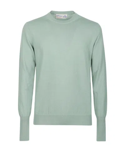 Ballantyne Crew-neck Cashmere Jumper In Green