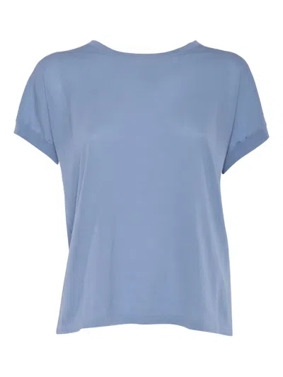 Ballantyne Crew-neck Cotton T-shirt In Blue