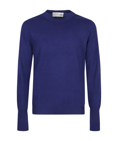Ballantyne Crew-neck Sweater In Blue
