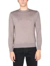 Ballantyne Crew Neck Sweater In Gray