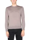 Ballantyne Crew Neck Sweater In Gray