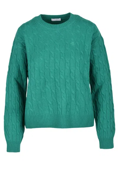 Ballantyne Crew Neck Sweater - Green