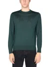 Ballantyne Crew Neck Sweater In Green