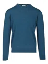 Ballantyne Crew Neck Sweater Knitwear Blue In Blue