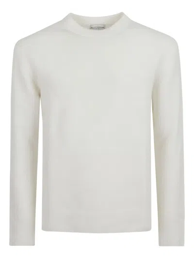 Ballantyne Crew-neck Sweater In White