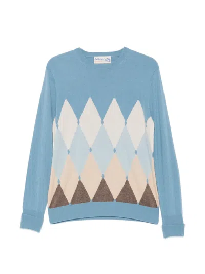 Ballantyne Crew-neck Sweater In Blue