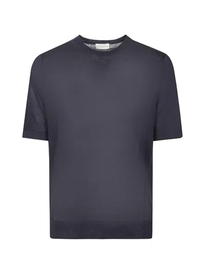 Ballantyne Crew-neck T-shirt In Blue