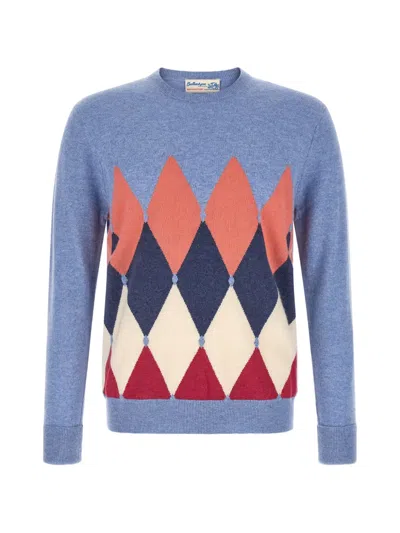 Ballantyne Cashmere Sweater In Multi