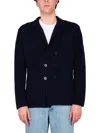 Ballantyne Double-breasted Cardigan Jacket In Black