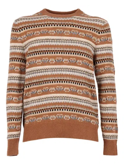 BALLANTYNE FAIRISLE CREW-NECK SWEATER