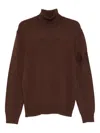 Ballantyne Fine-knit Jumper In Brown