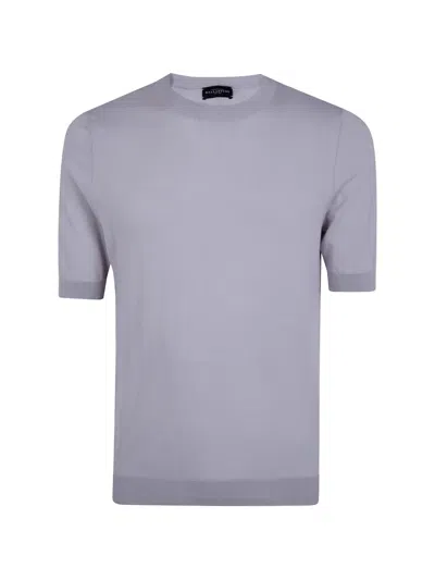 Ballantyne Fine-knit T-shirt In Blue