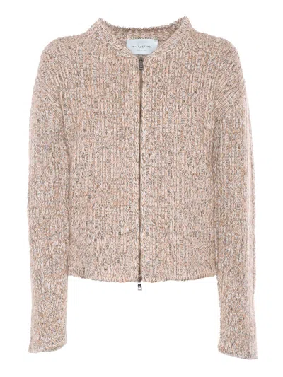 Ballantyne Full Zip Cardigan In Multicolor