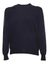 Ballantyne Classic Crew Neck Pullover In Animal Print