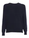 Ballantyne Classic Crew Neck Pullover In Animal Print