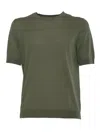 Ballantyne Short Sleeves Pullover In Green