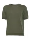 Ballantyne Short Sleeves Pullover In Green