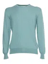 Ballantyne Light Blue Pullover In Multicolor