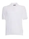 Ballantyne Knit Crew Neck T-shirt In White