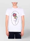 Ballantyne Graphic Print Crewneck T-shirt In White