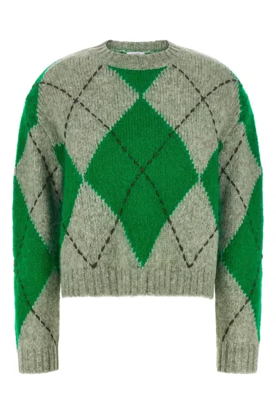 Ballantyne Green 'big Argyle' Sweater