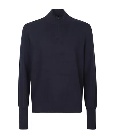 BALLANTYNE HALF-ZIP CASHMERE POLO SHIRT