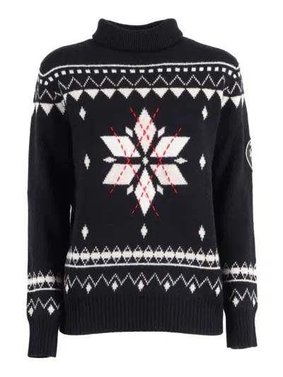 Ballantyne High-neck Pullover In Black