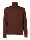 Ballantyne Turtleneck Sweater In Brown