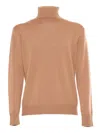 Ballantyne T Neck Pullover In Brown