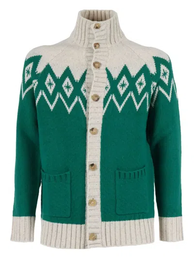 BALLANTYNE HIGH-NECK CARDIGAN